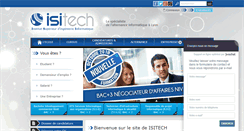Desktop Screenshot of ecole-isitech.com
